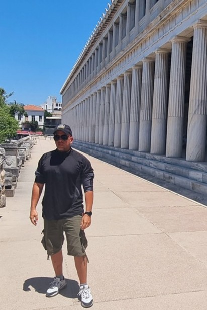 Kenny at the Acropolis of Athens, Greece