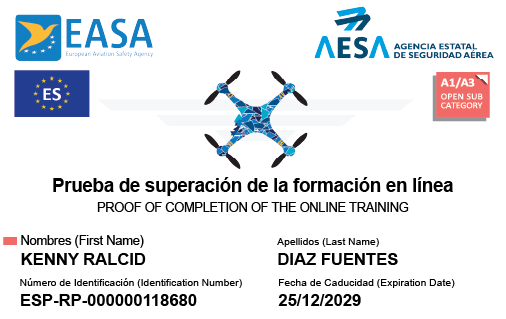 A1/A3 Certificate - Page 1